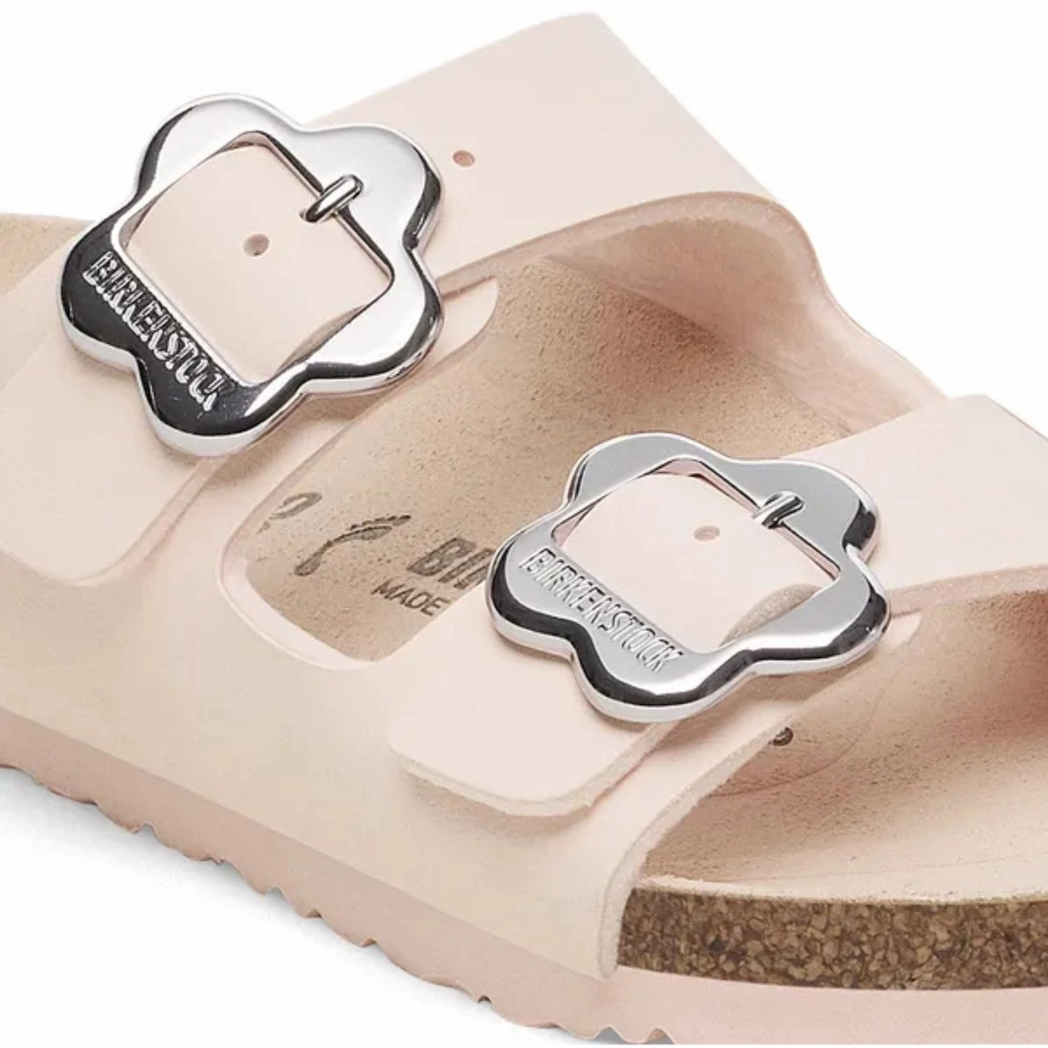 Birkenstock Arizona Kids Flower Buckle Bf Light Rose Premium Feel Forward-Looking Fit