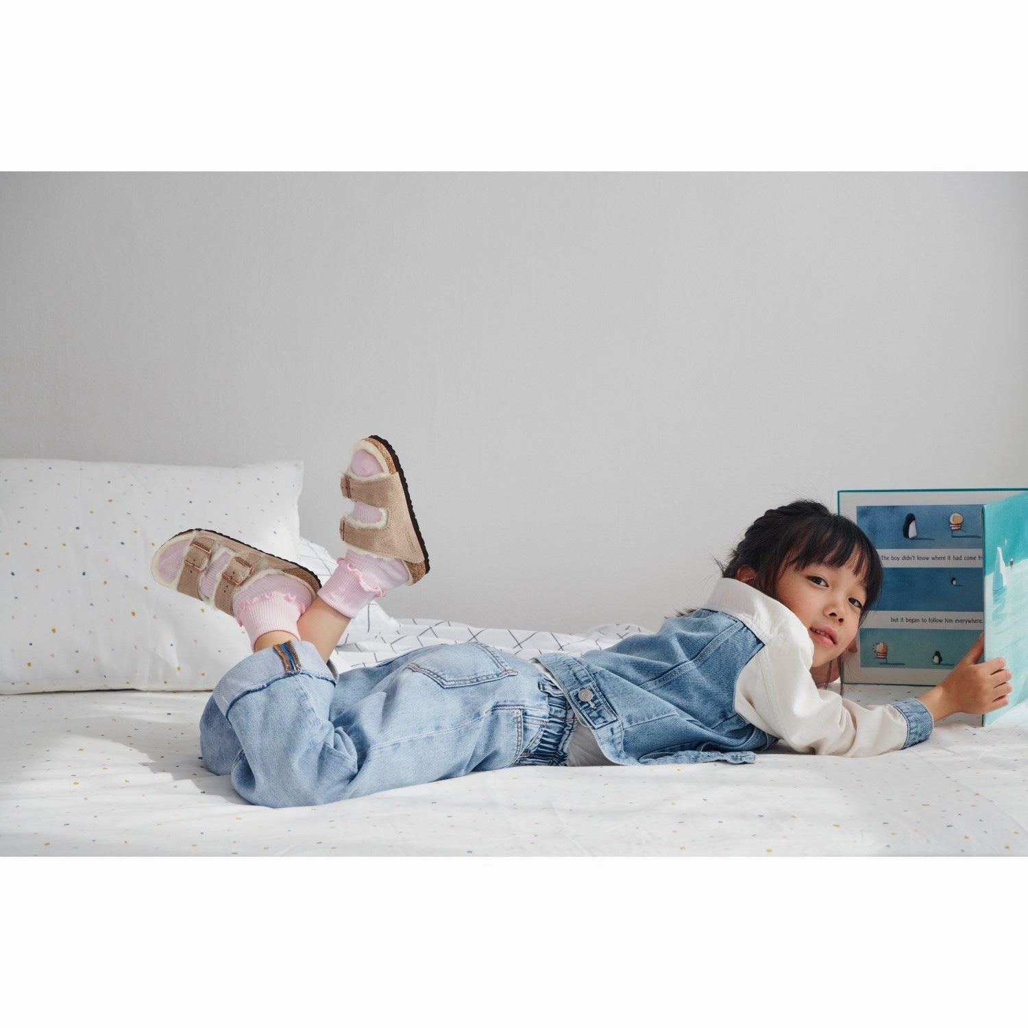 Birkenstock Arizona Kids Leve Shearling Taupe Laf Sandals Effortless Edge Purposefully Crafted
