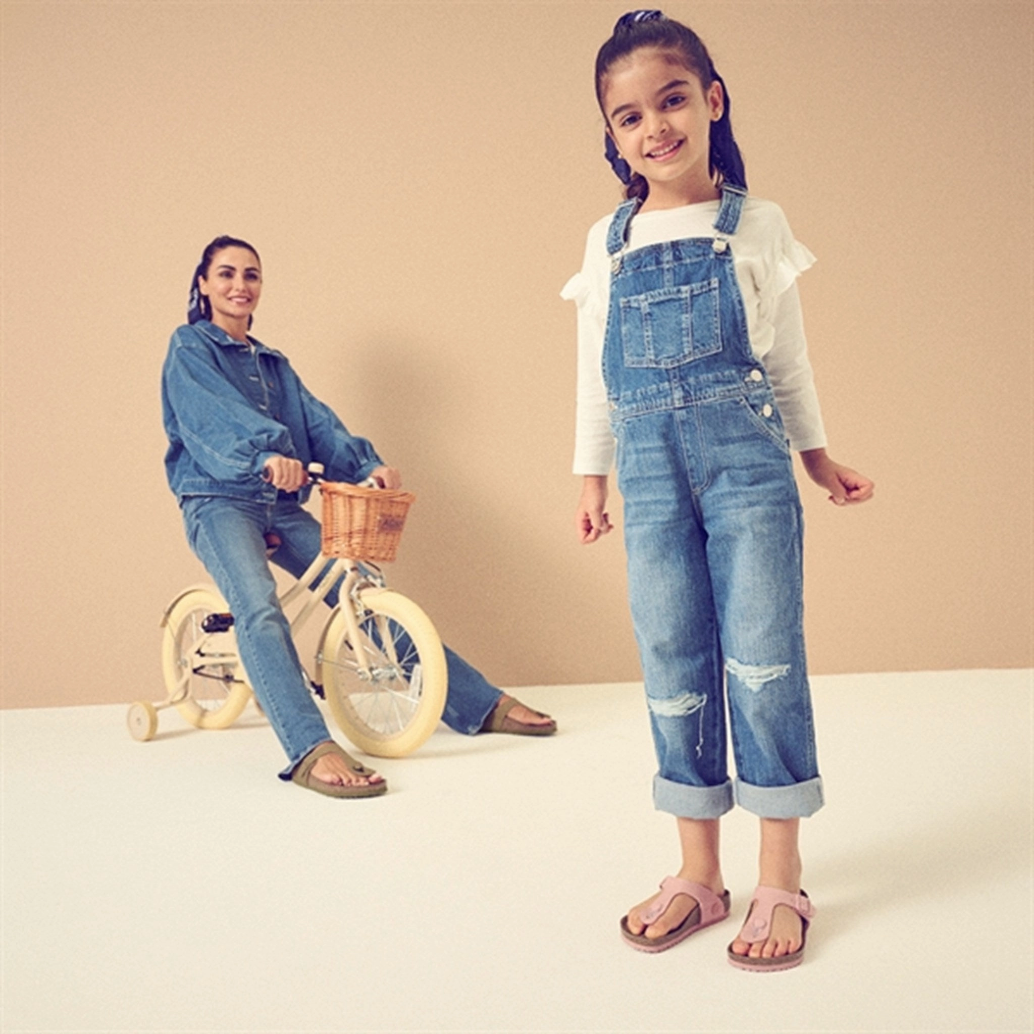 Birkenstock Gizeh Kids Tex Canvas Soft Pink Sandals The Feel Factor Minimal Mode
