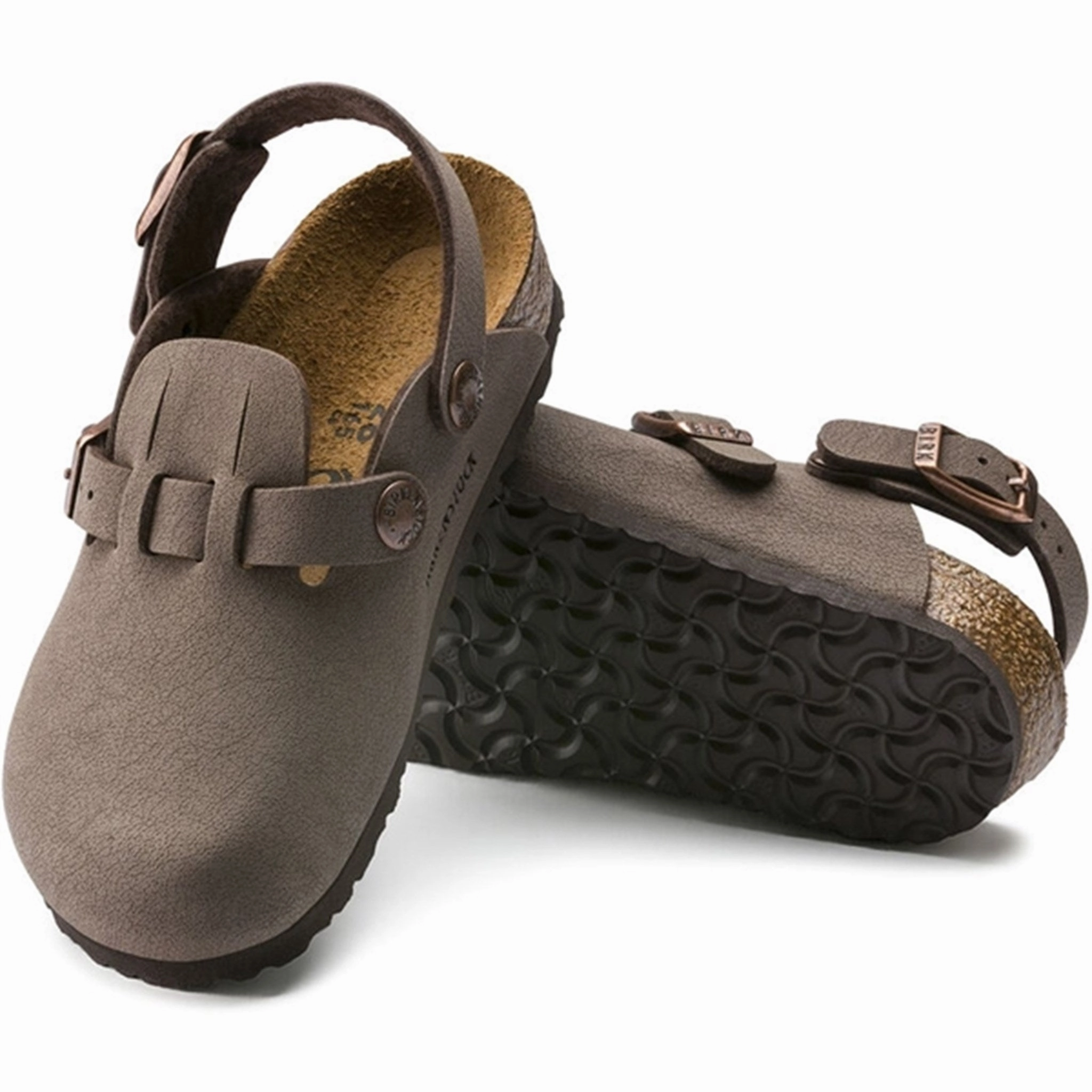 Relaxed Refinement Birkenstock Kay Kids Bfbc Mocca Sandals