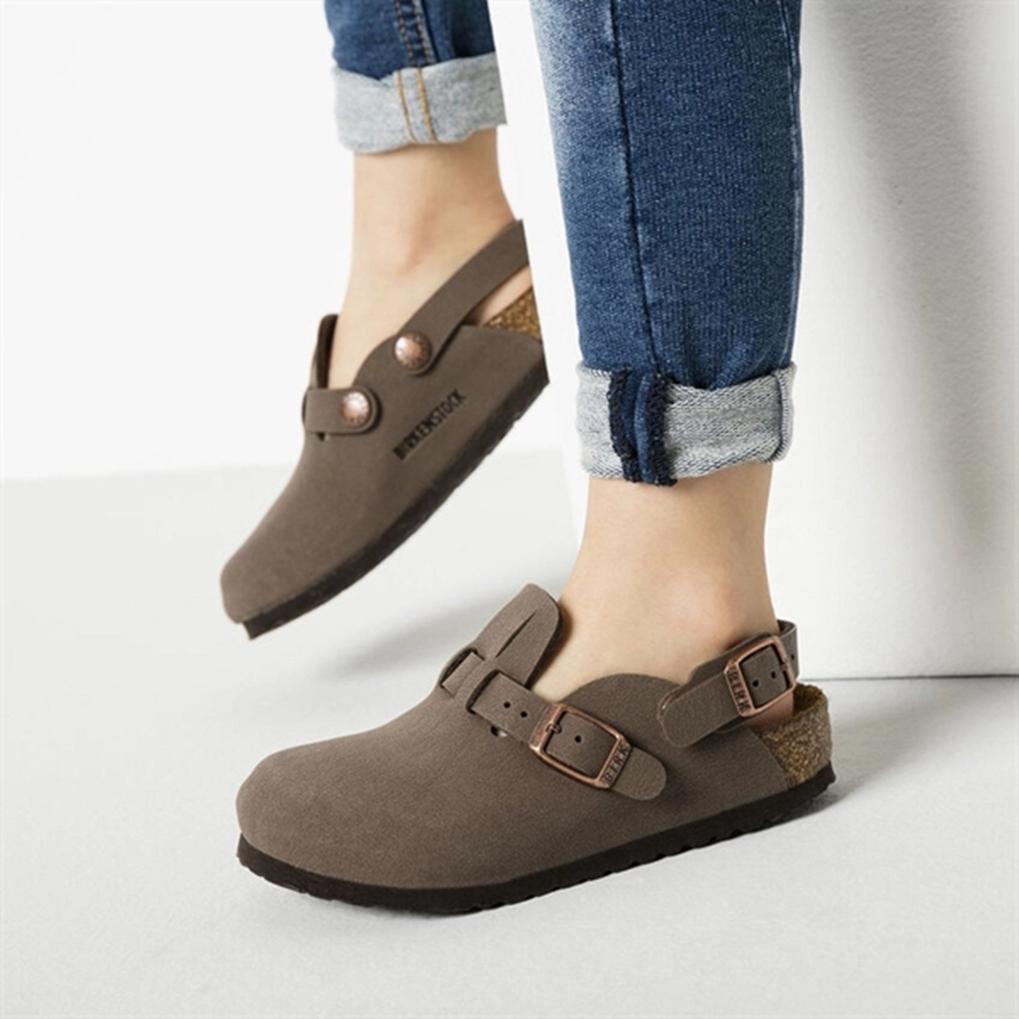 Low-Key Performance Birkenstock Kay Kids Bfbc Mocca Sandals