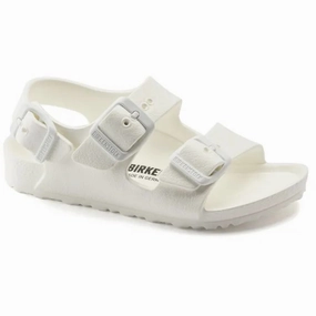 Flex And Fit Sleek Citywear Birkenstock Milano Eva Kids White