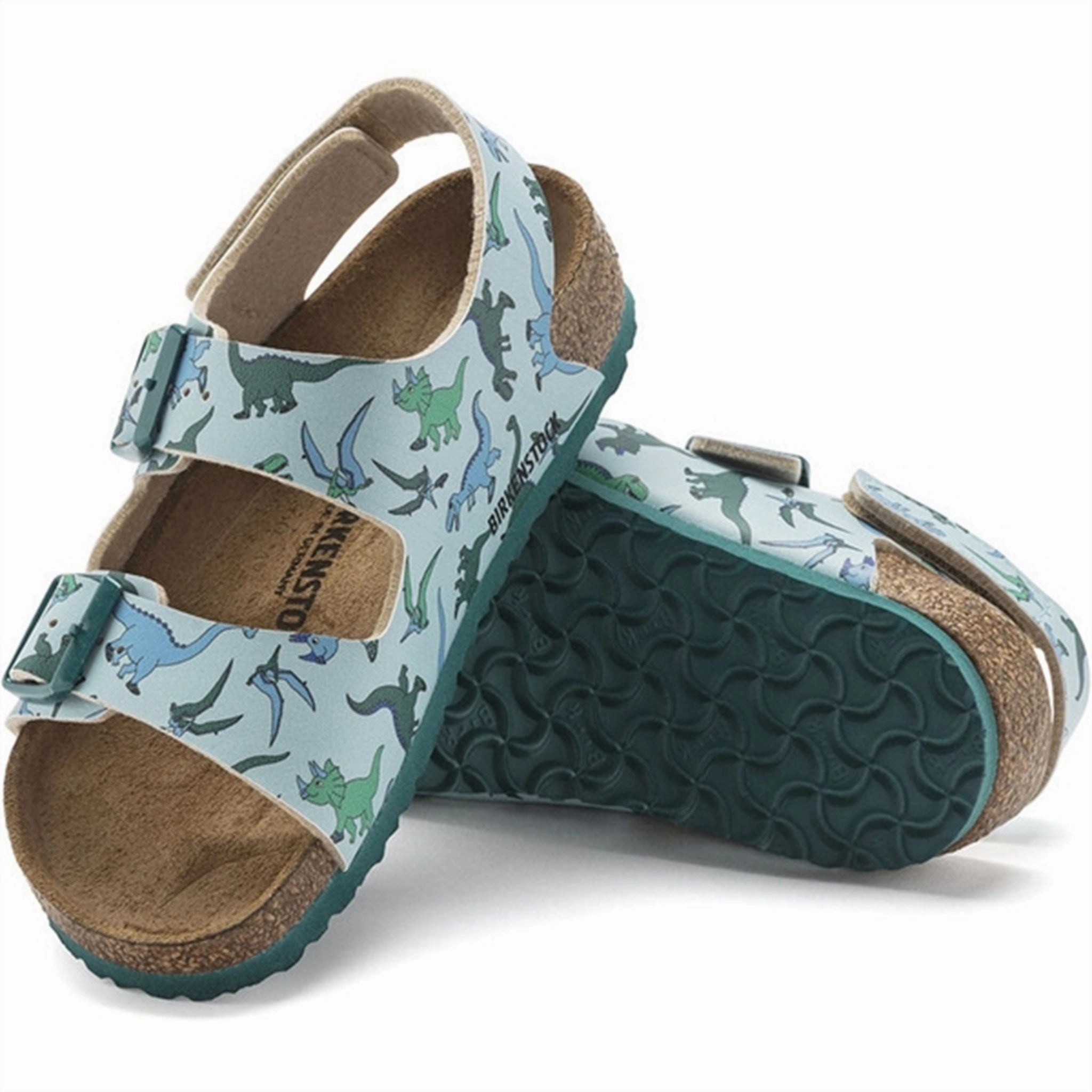 Seamless City Active Core Birkenstock Milano Hl K Bfdd Big Dino L. Blue Sandals