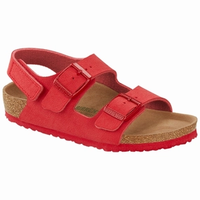 Cool In Motion Birkenstock Milano Hl K Earthy V. Active Red Sandals