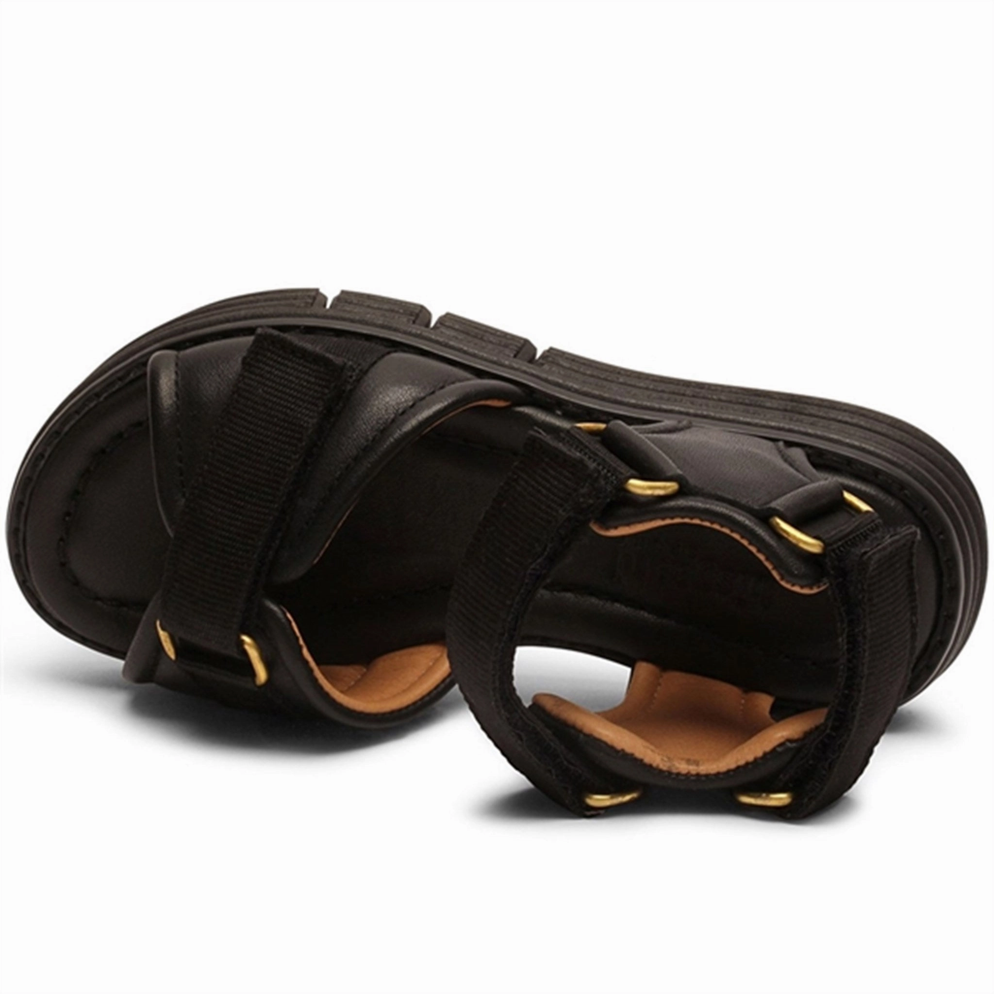 Bisgaard Ally Sandal Black Edge In Motion
