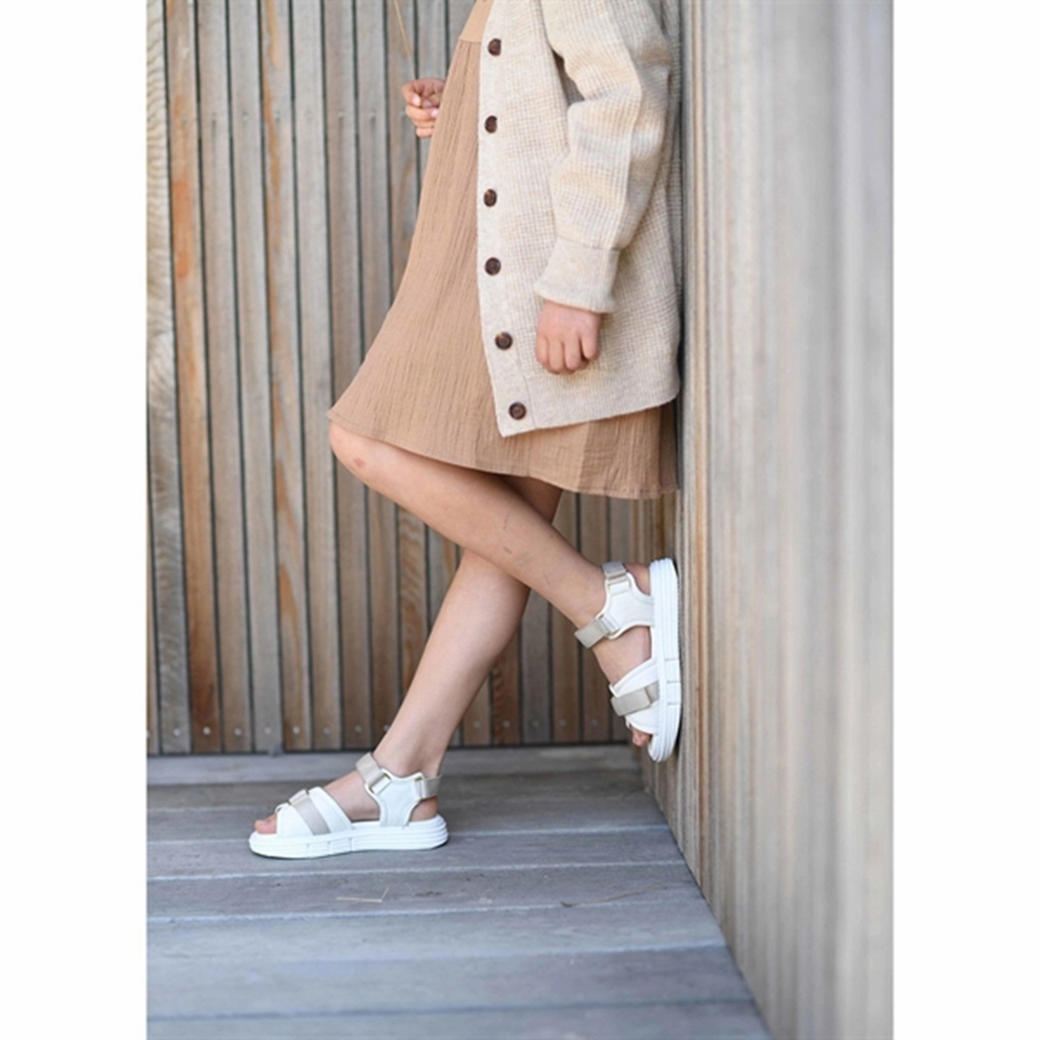 Form And Function Bisgaard Ally Sandal White