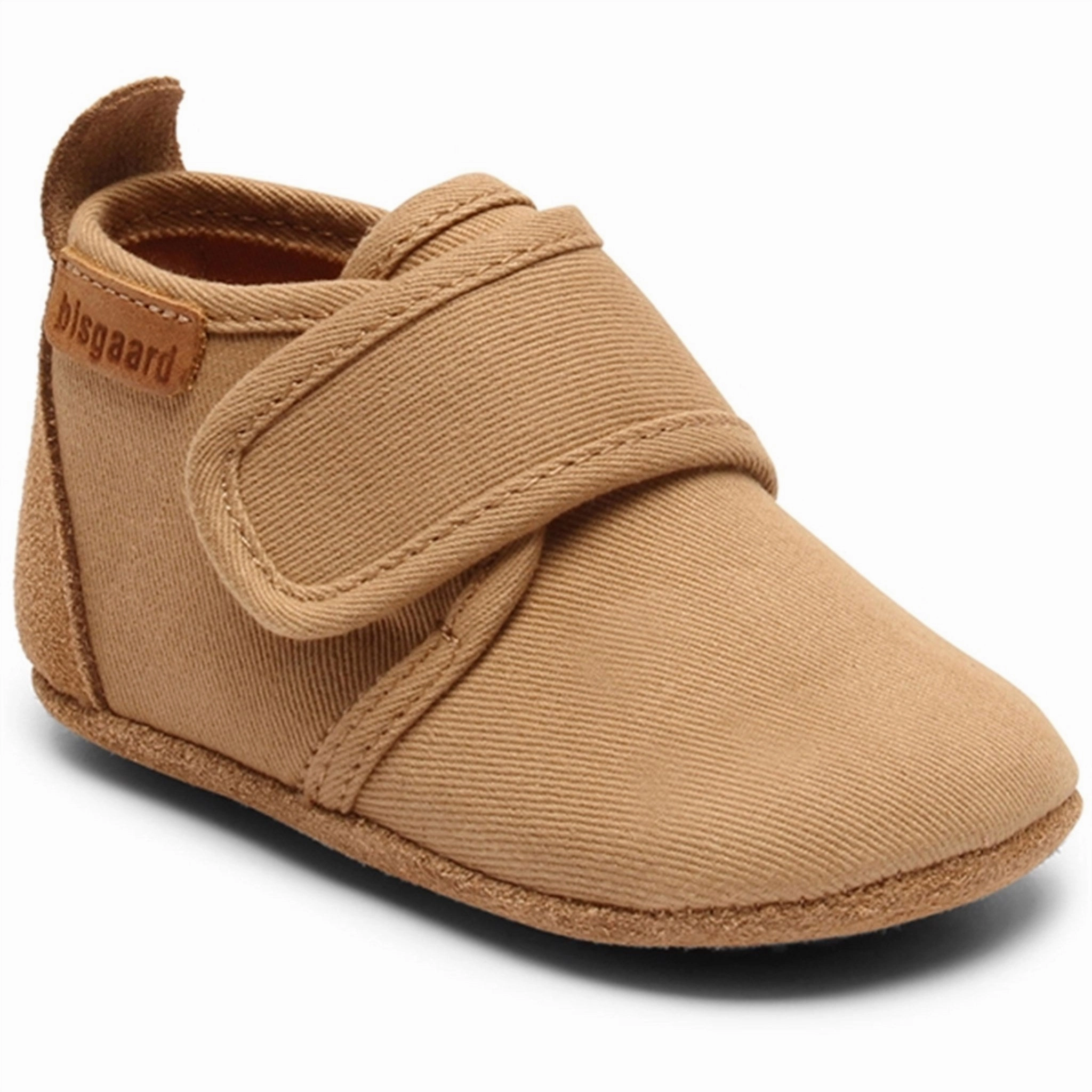 Bisgaard Baby Cotton Home Shoe Camel New Classics