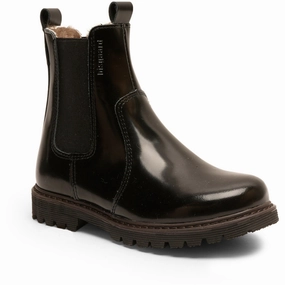 Bisgaard Black Polido Neel Lamb Bootr Form-Focused