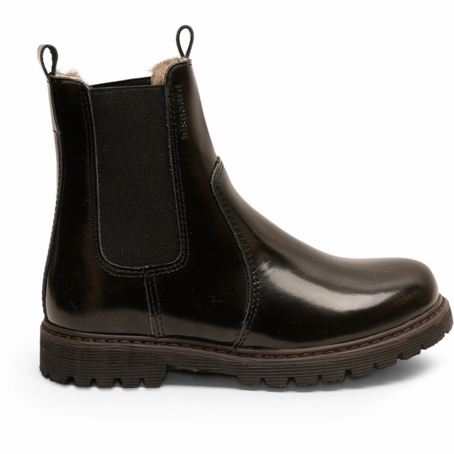 Understated Cool Bisgaard Black Polido Neel Lamb Bootr
