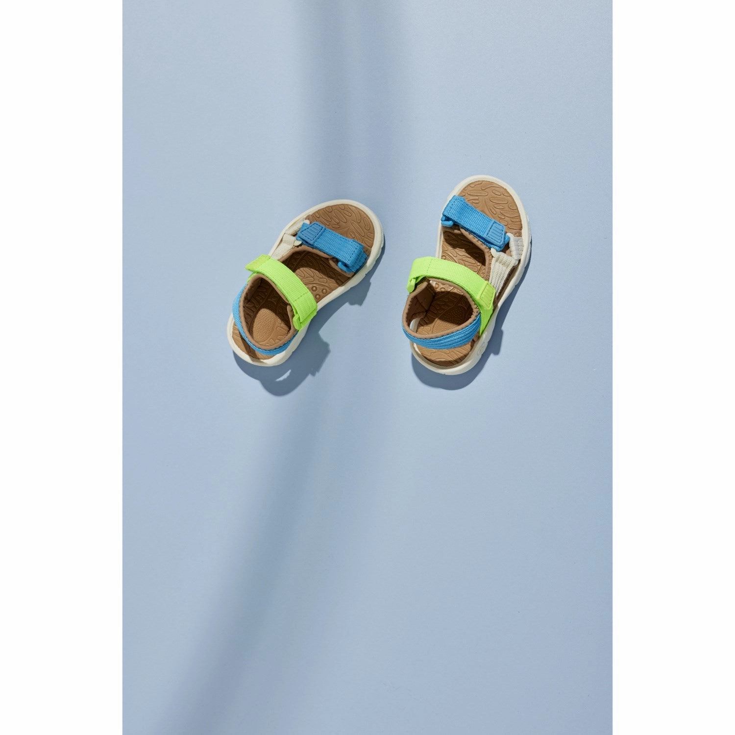Quiet Vibe Move-Easy Layers Bisgaard Bright Blue/Green Nico Sandal