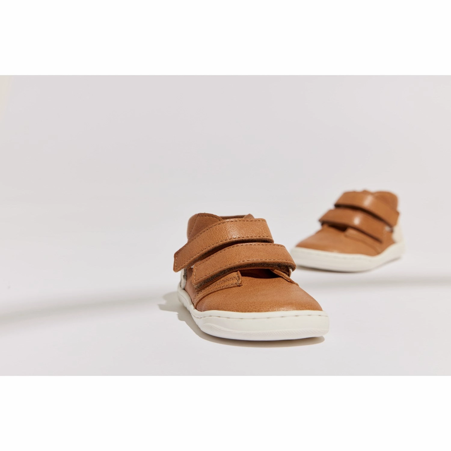 Bisgaard Caramel Barefoot Theodora V First Step Shoe Soft Structure Design In Motion