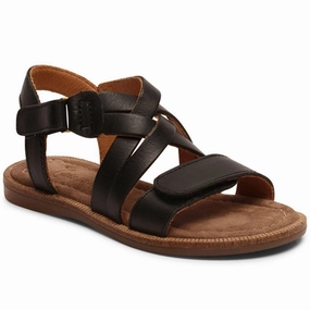Bisgaard Clea Sandal Black Smooth Silhouettes Modular Minimalism