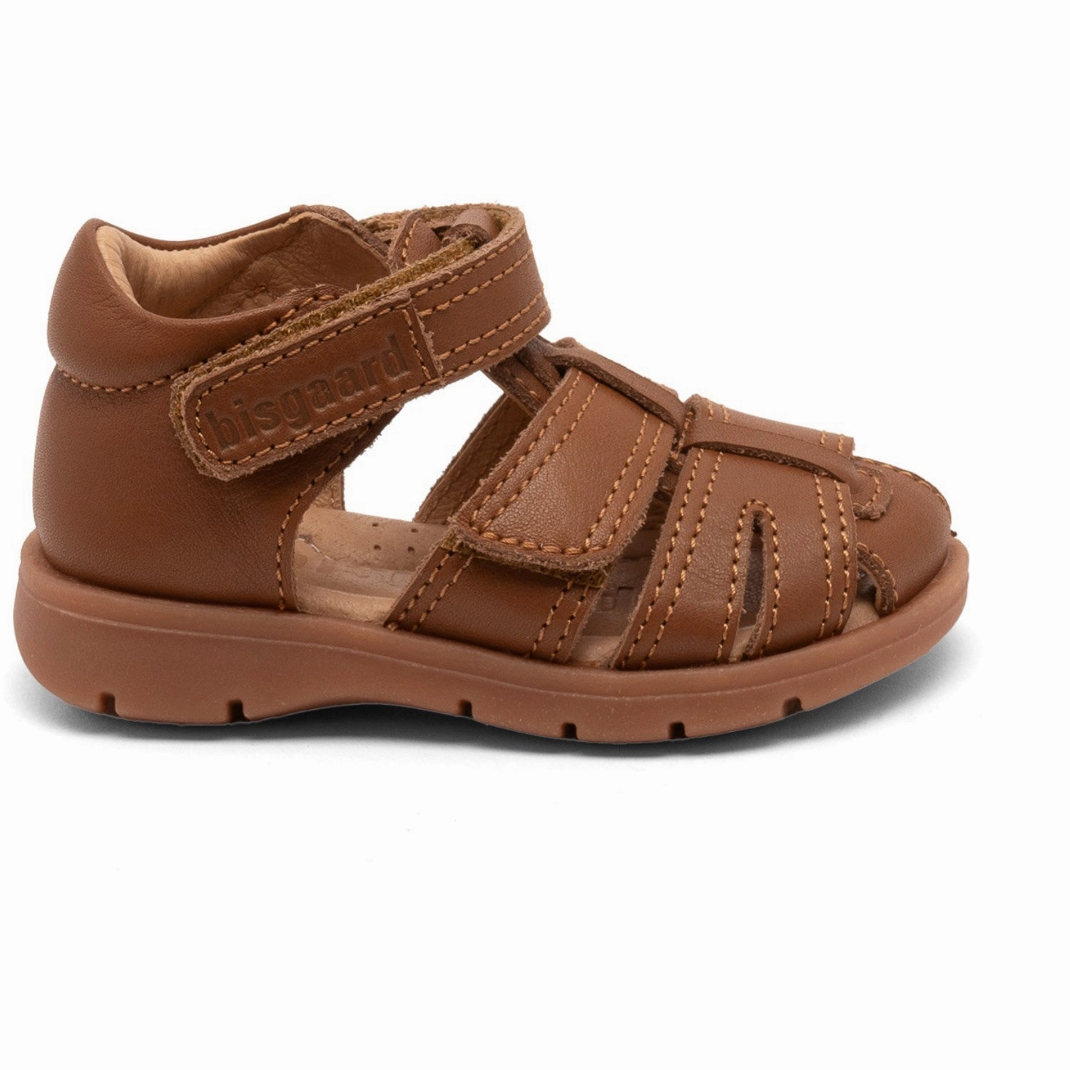 Form-Centered Streamline Your Day Bisgaard Cognac Frans Sandal