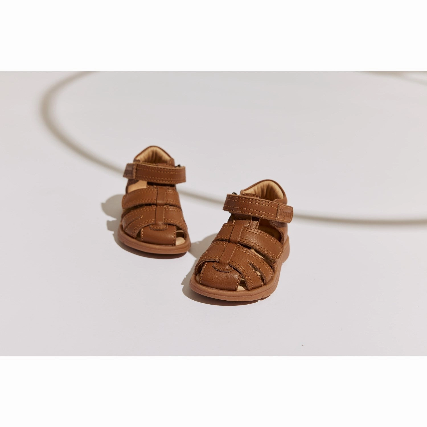 Bisgaard Cognac Frans Sandal Elevated Minimal