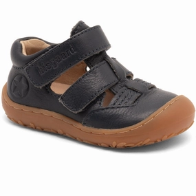 Style In Sync Bisgaard Dark Blue Barefoot Hana First Step Shoe