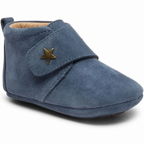 Motion-Minded Bisgaard Indoor Shoes Baby Star Blue