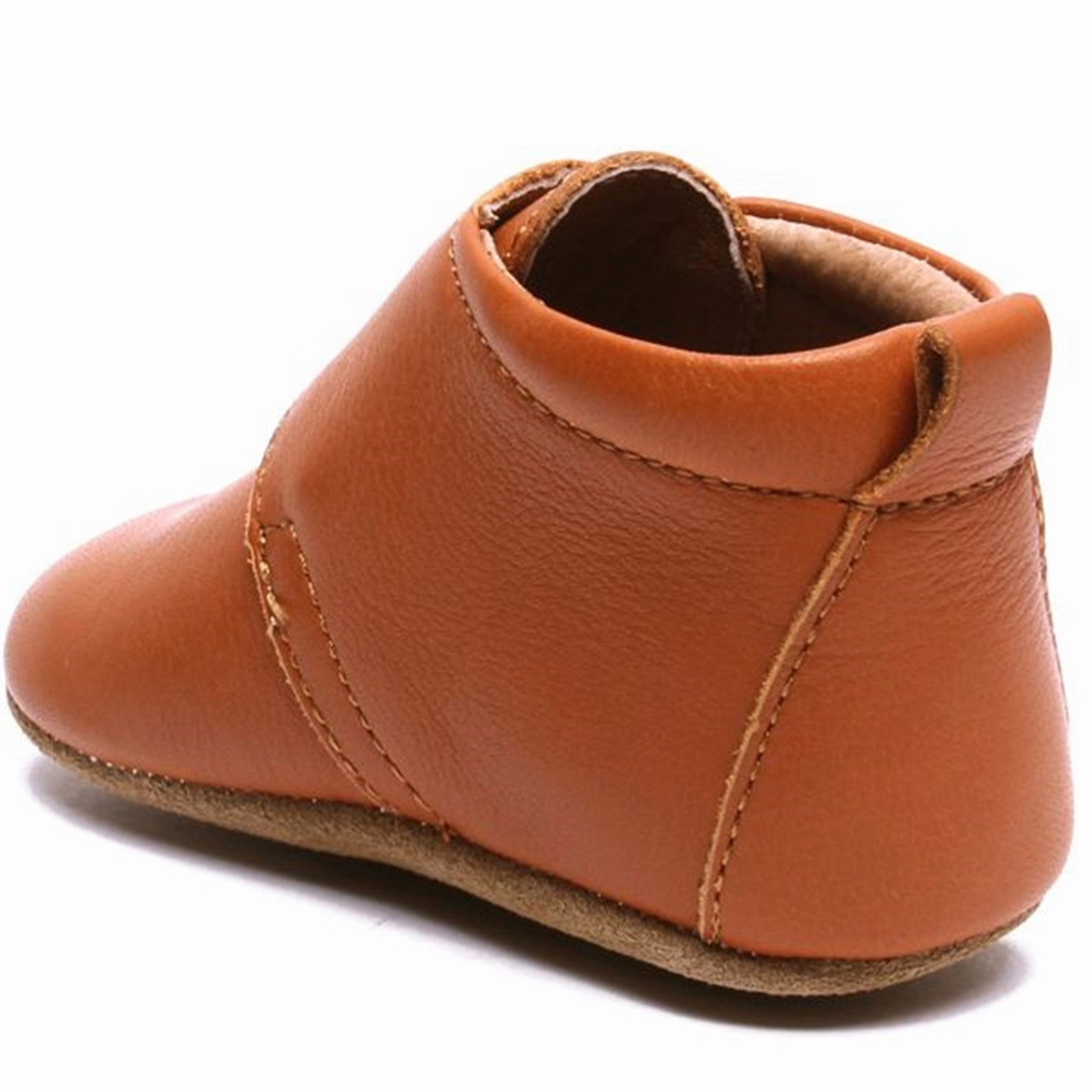 Bisgaard Indoor Shoes Velcro Star 12301 (Cognac) Layered Motion Fit To Live