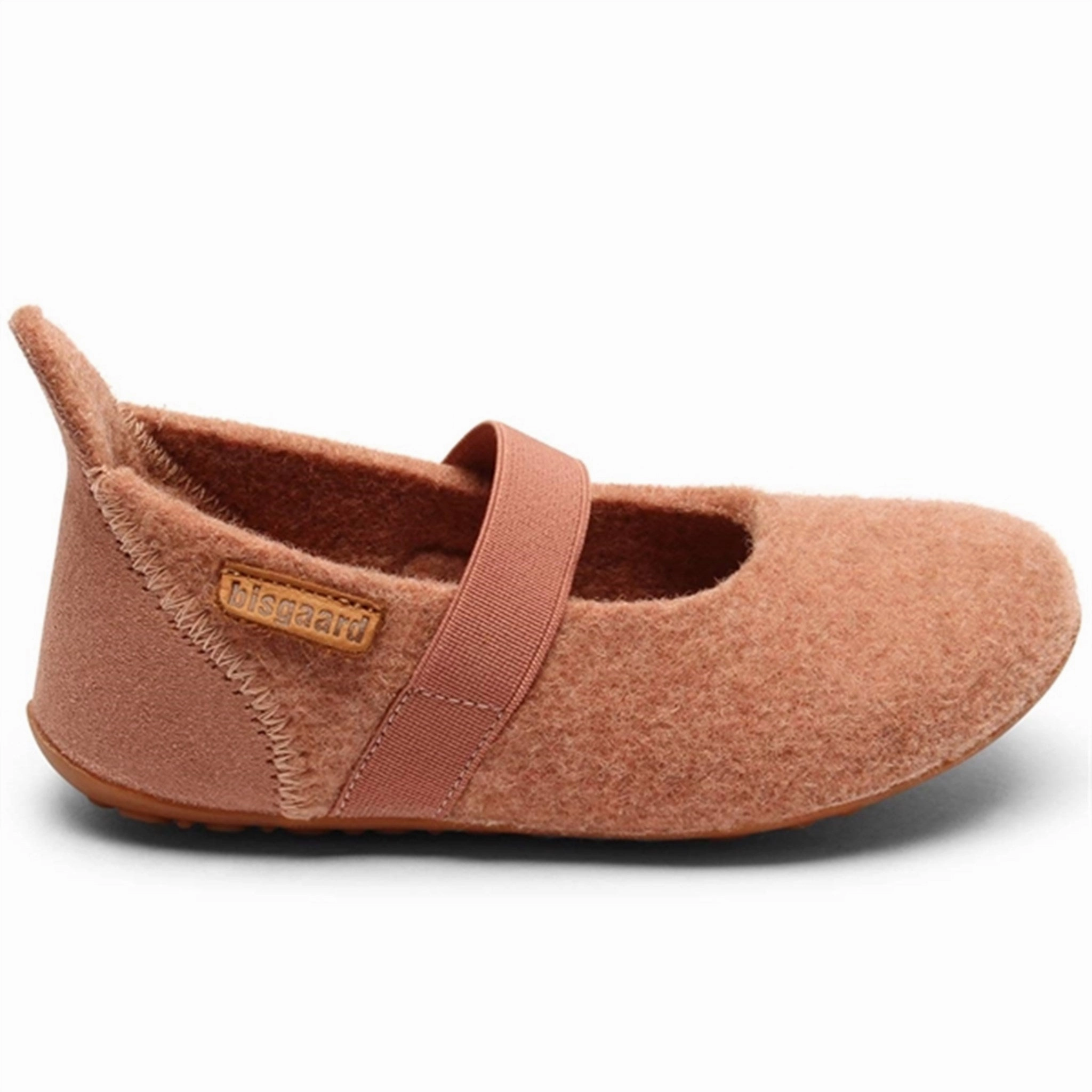 Clarity Wear Effortless Fit Bisgaard Indoor Shoes Wool Velcro Rose
