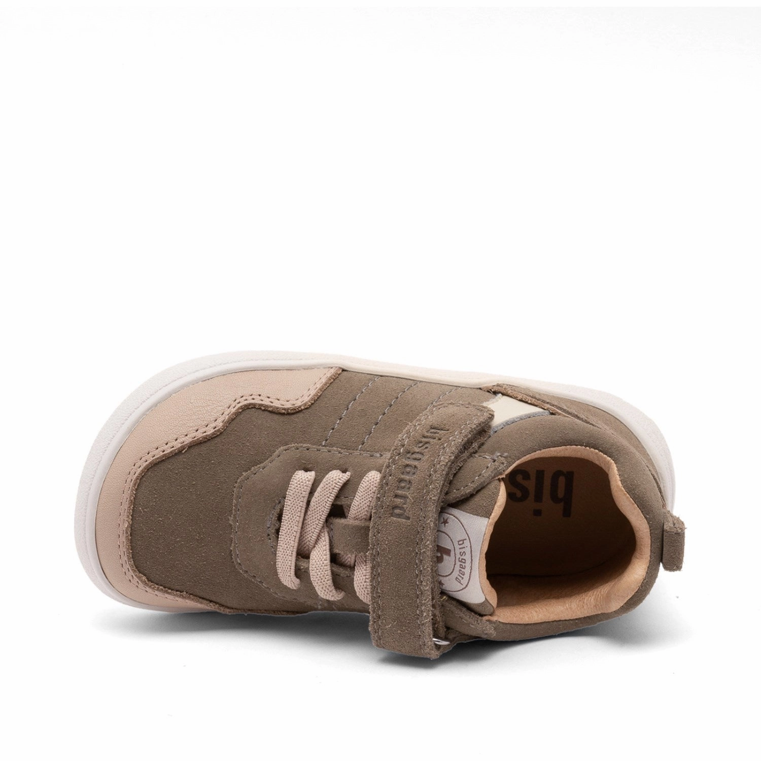 Bisgaard Khaki Barefoot Baloo Velcro Shoe Modern Wearables