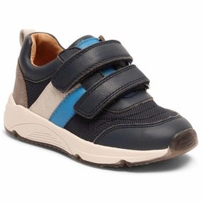 Bisgaard Matti S Velcro Shoe Navy Low-Profile Style Calm Layers