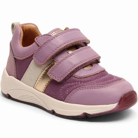 Ease-Forward Fit Bisgaard Matti S Velcro Shoe Purple