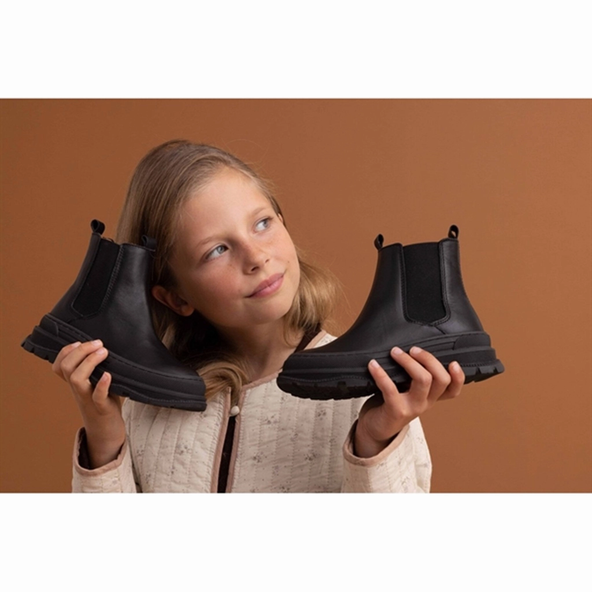 Bisgaard Mila Lamb Boots Black Laid-Back Luxe Daily Wear