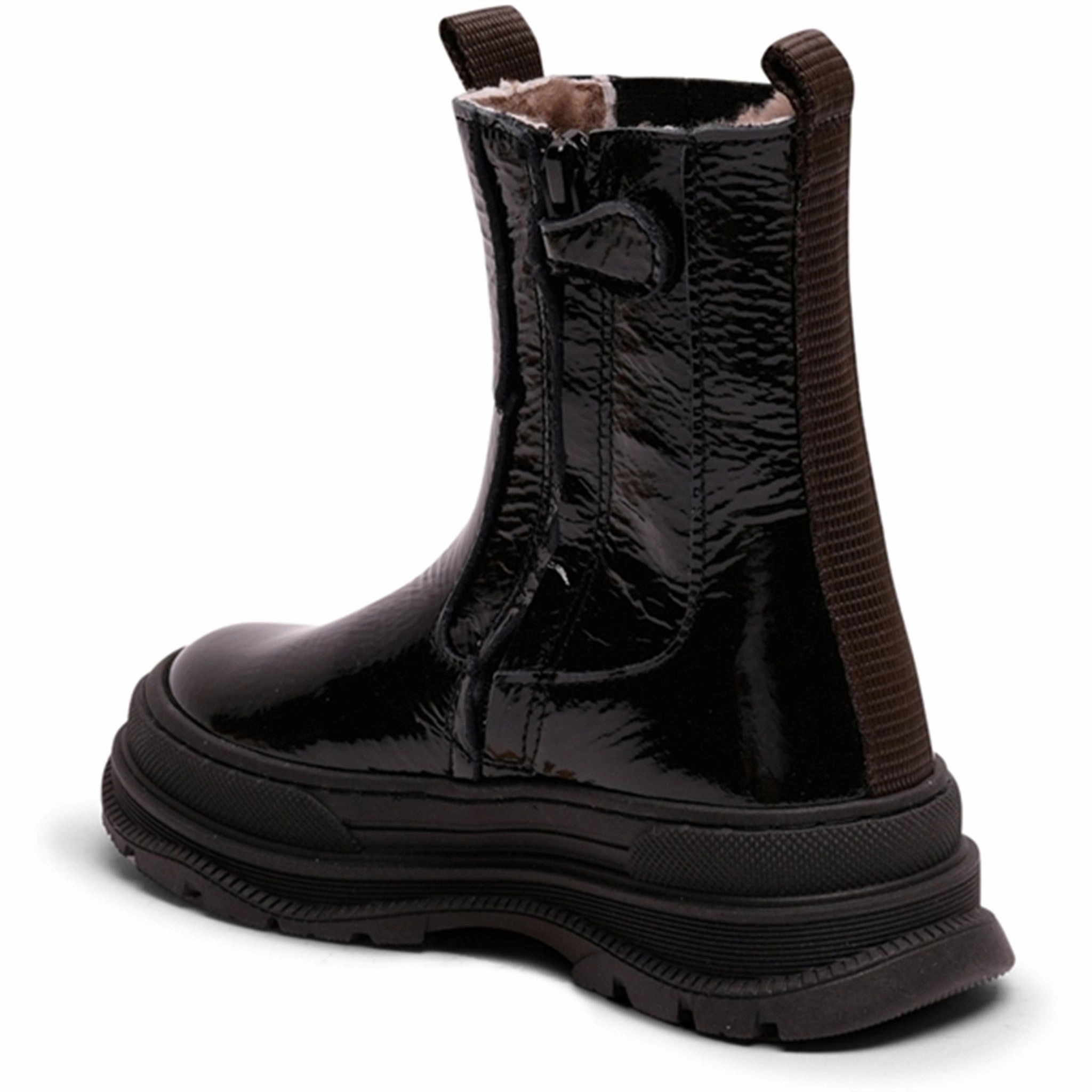Bisgaard Mila Lamb Boots Black Patent Built To Breathe