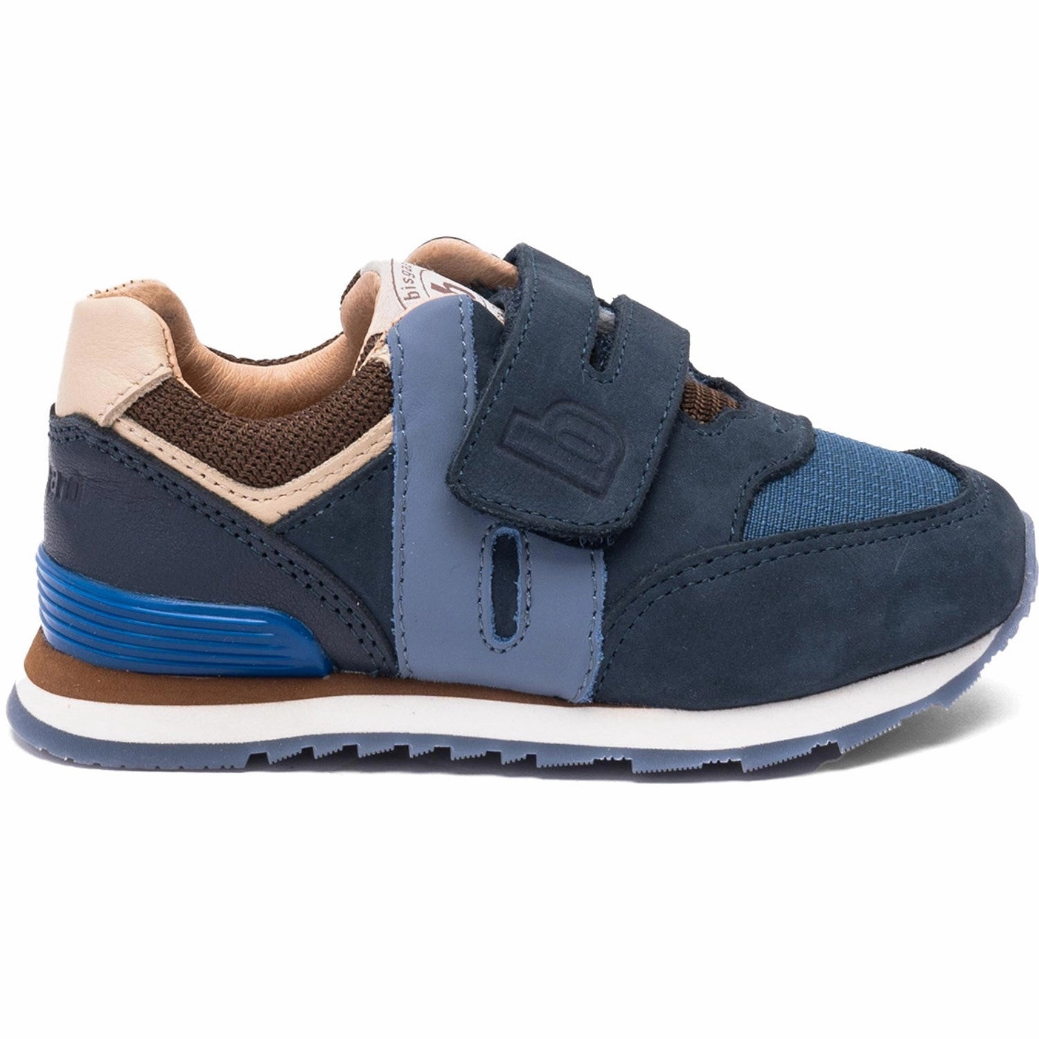 Step Into Rhythm Your Everyday Edge Bisgaard Navy Winston Velcro Shoe