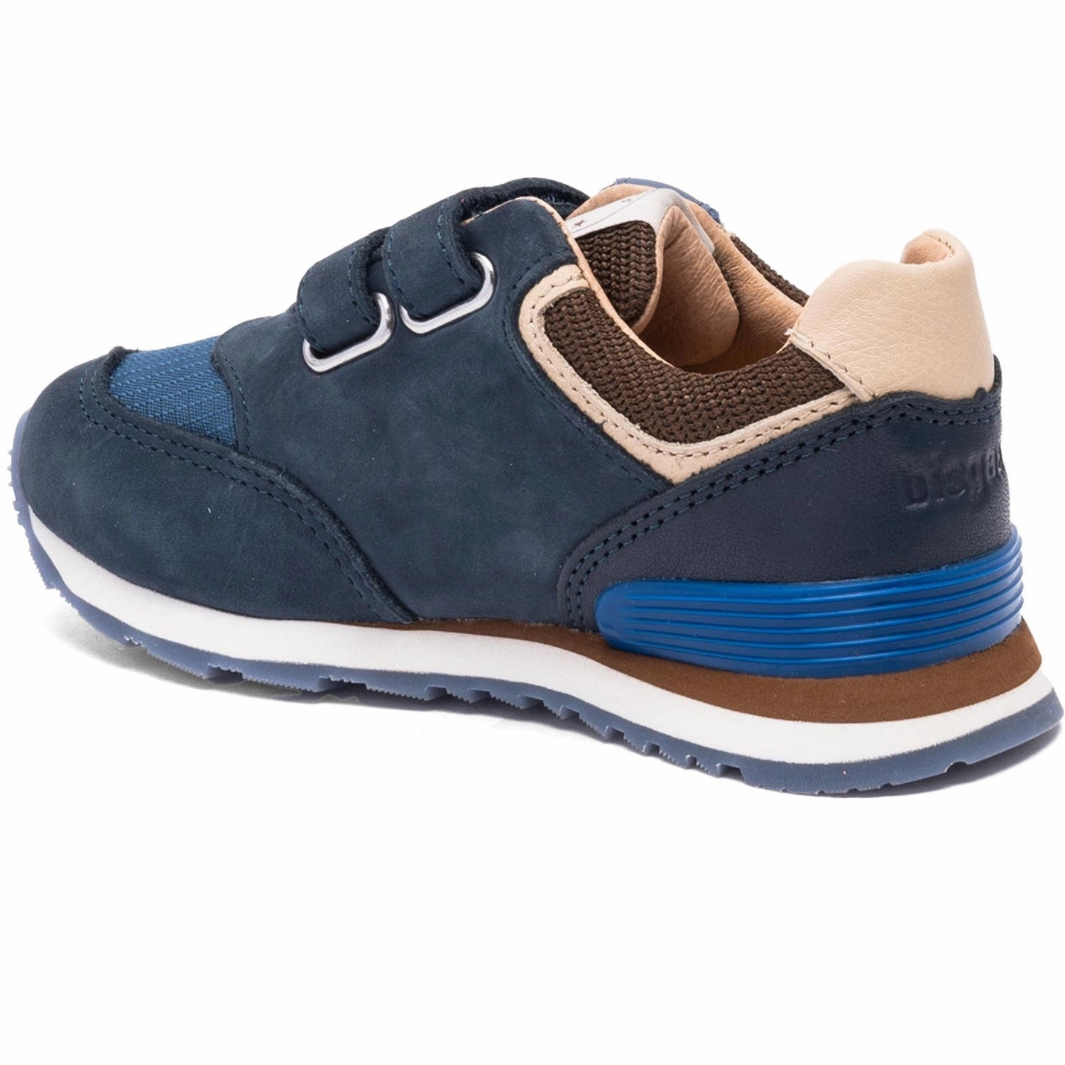 Timeless Cool Bisgaard Navy Winston Velcro Shoe