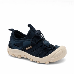 Laid-Back Luxe Bisgaard Navy Zion Lace Shoe