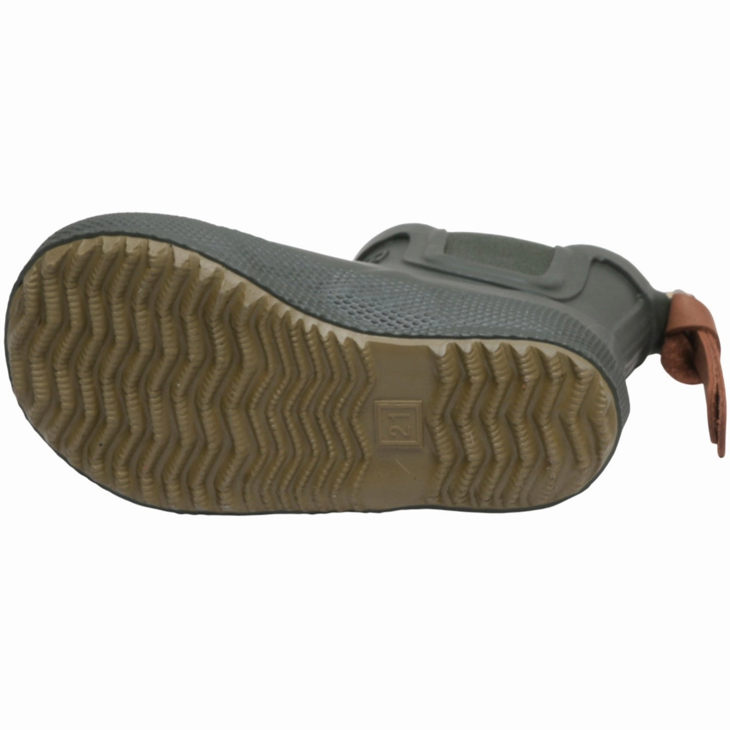 Bisgaard Olive Baby Rubber Boot New Neutral Designed With Rhythm