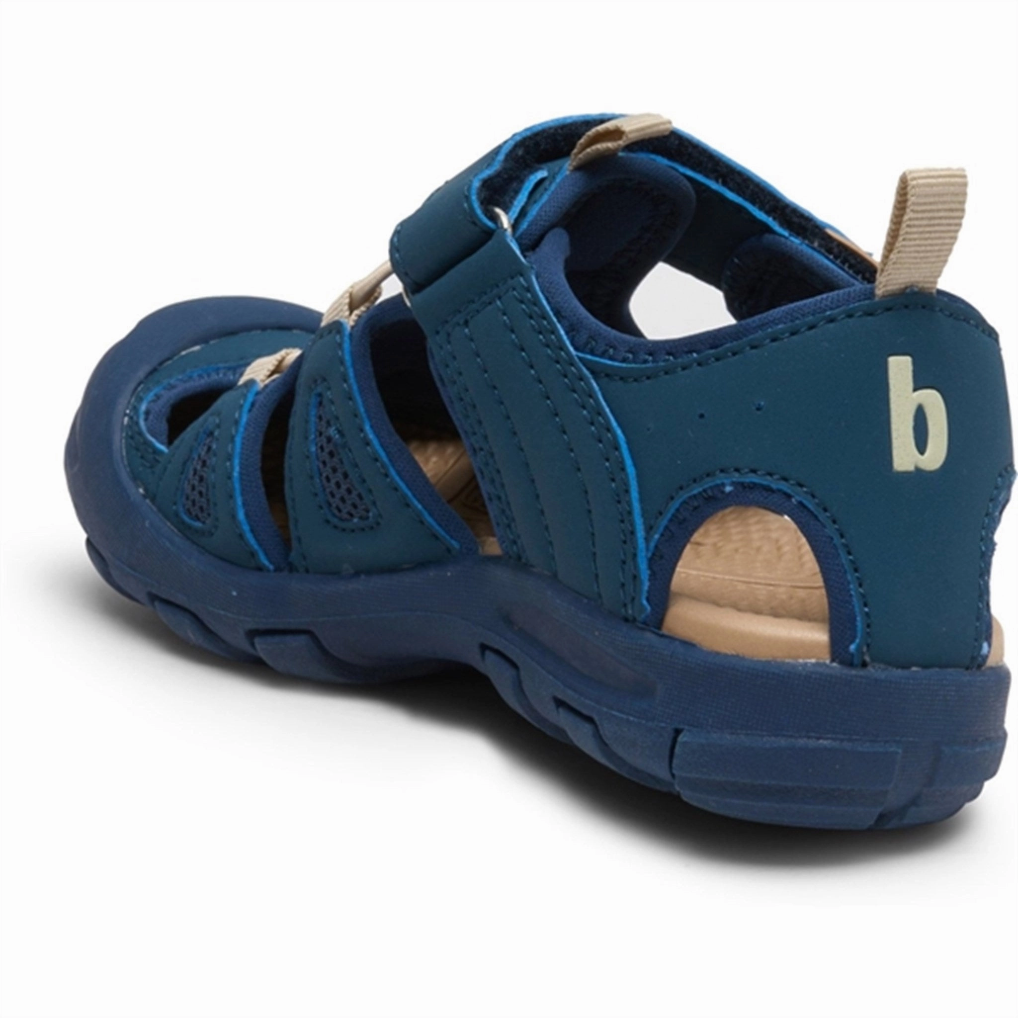 Bisgaard Parker Velcro Sandal Navy Designed For Pace
