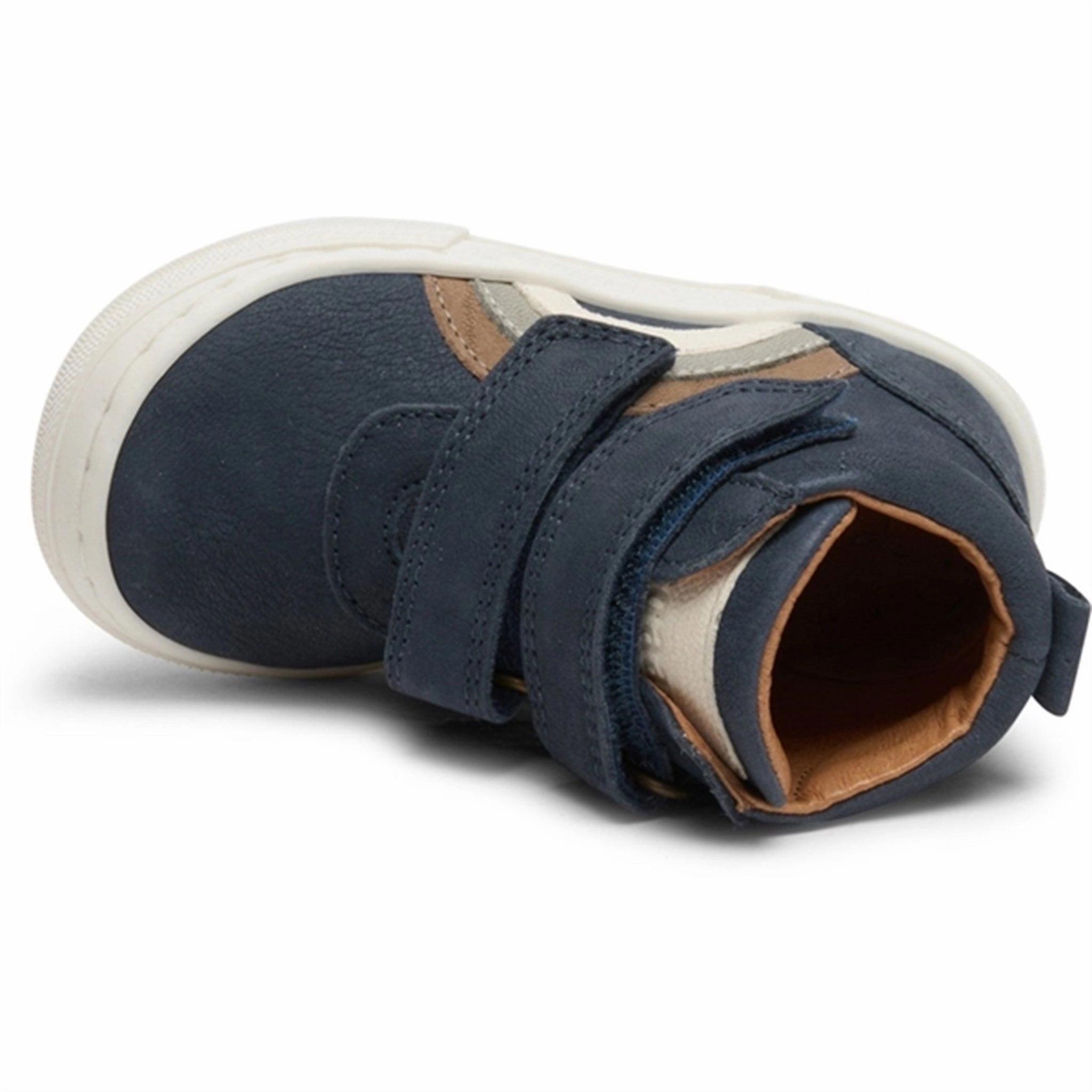 Bisgaard Rainbow Velcro Shoe Marine Signature Look