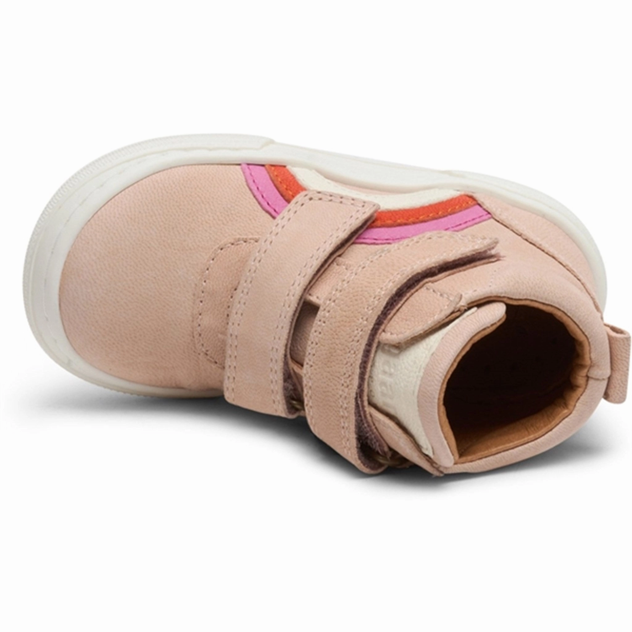 Clarity Wear Street Clarity Bisgaard Rainbow Velcro Shoe Nude