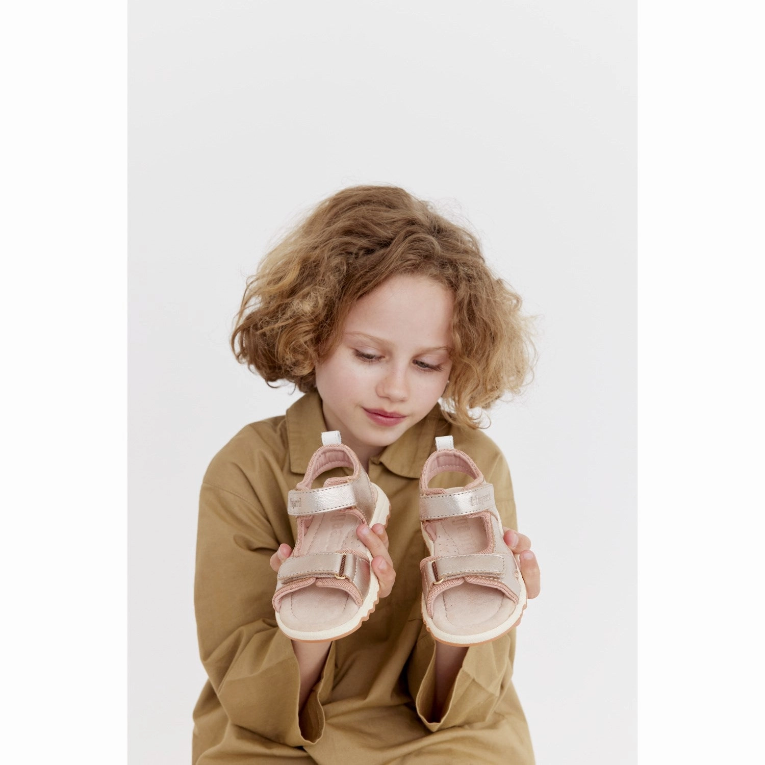 Bisgaard Rose Gold Coco Sandal Urban Calm City-Fit