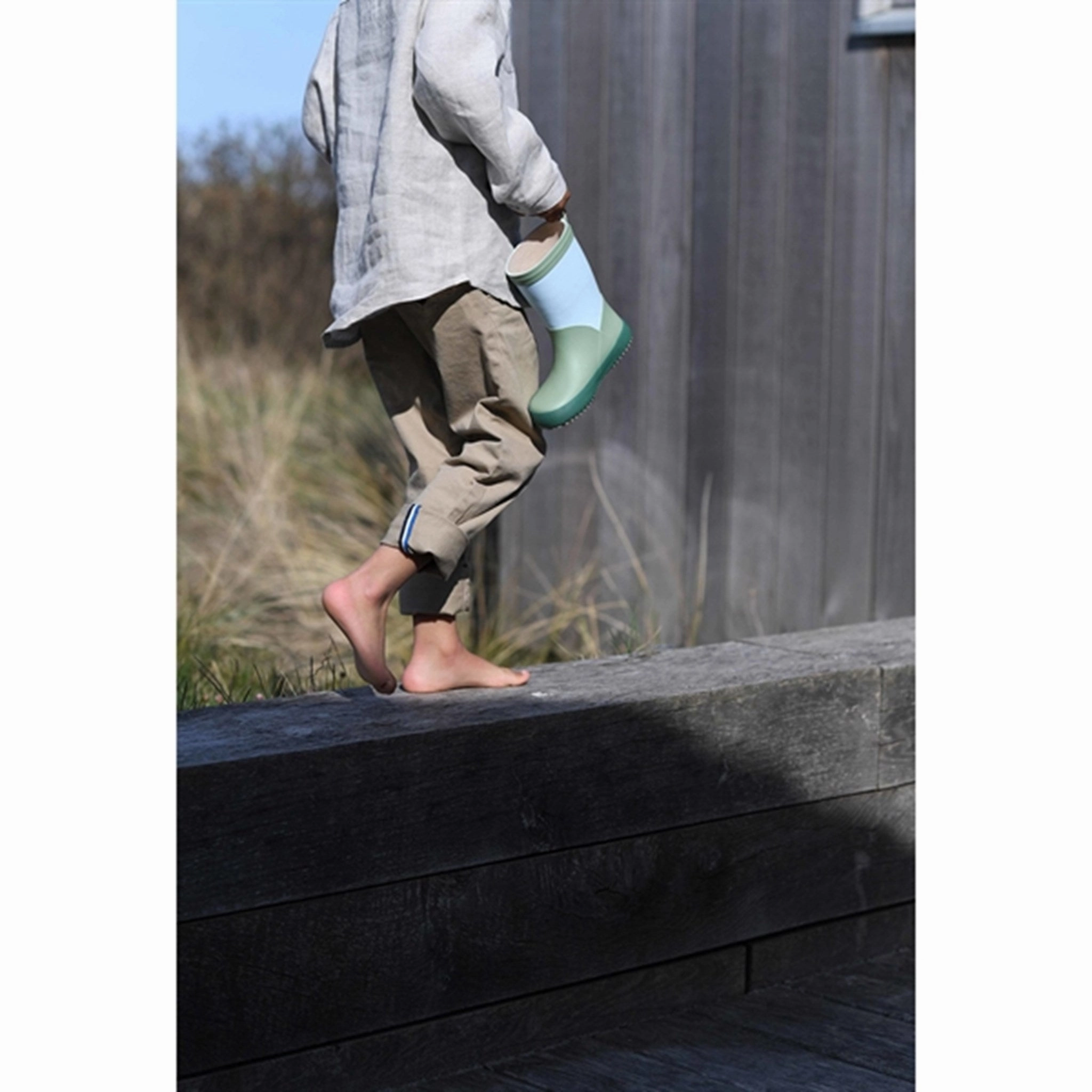 Bisgaard Rubber Boots Fashion Ii Misty Blue Pure Function