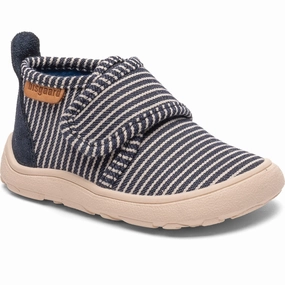 Bisgaard Sailor Navy Barefoot Basic Home Shoe Style Without Noise