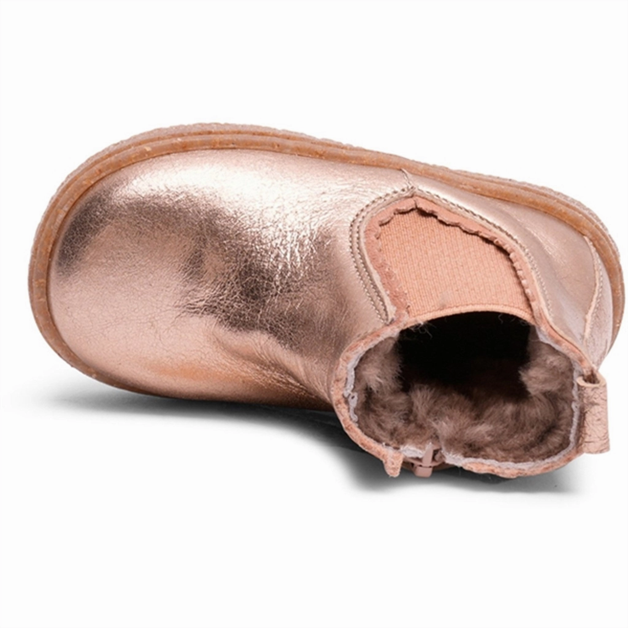 Soft Structure Bisgaard Siggi Lamb Starter Shoes Gold Metallic