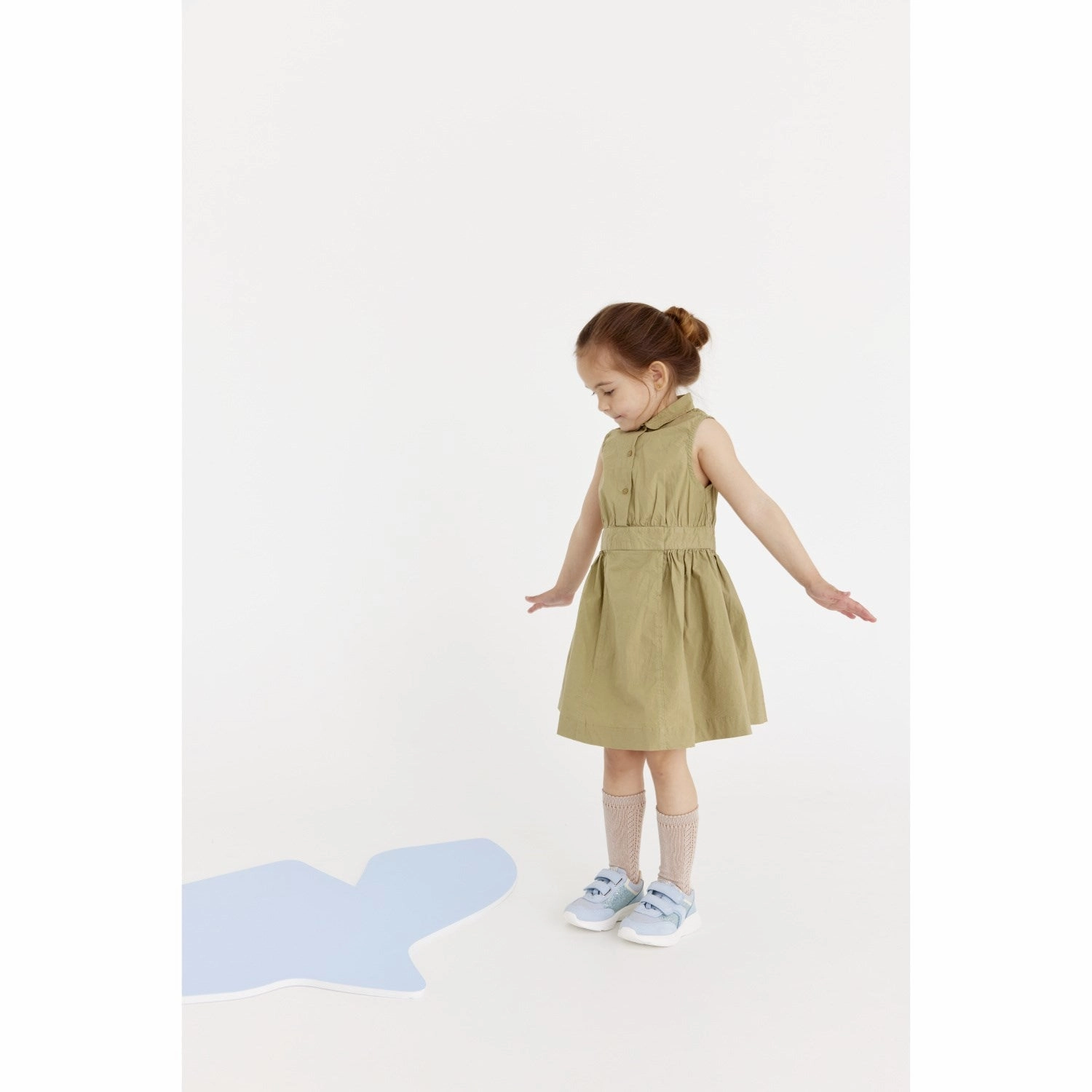 Bisgaard Sky Glitter Yuki Glitter Velcro Shoe Freedom Fit