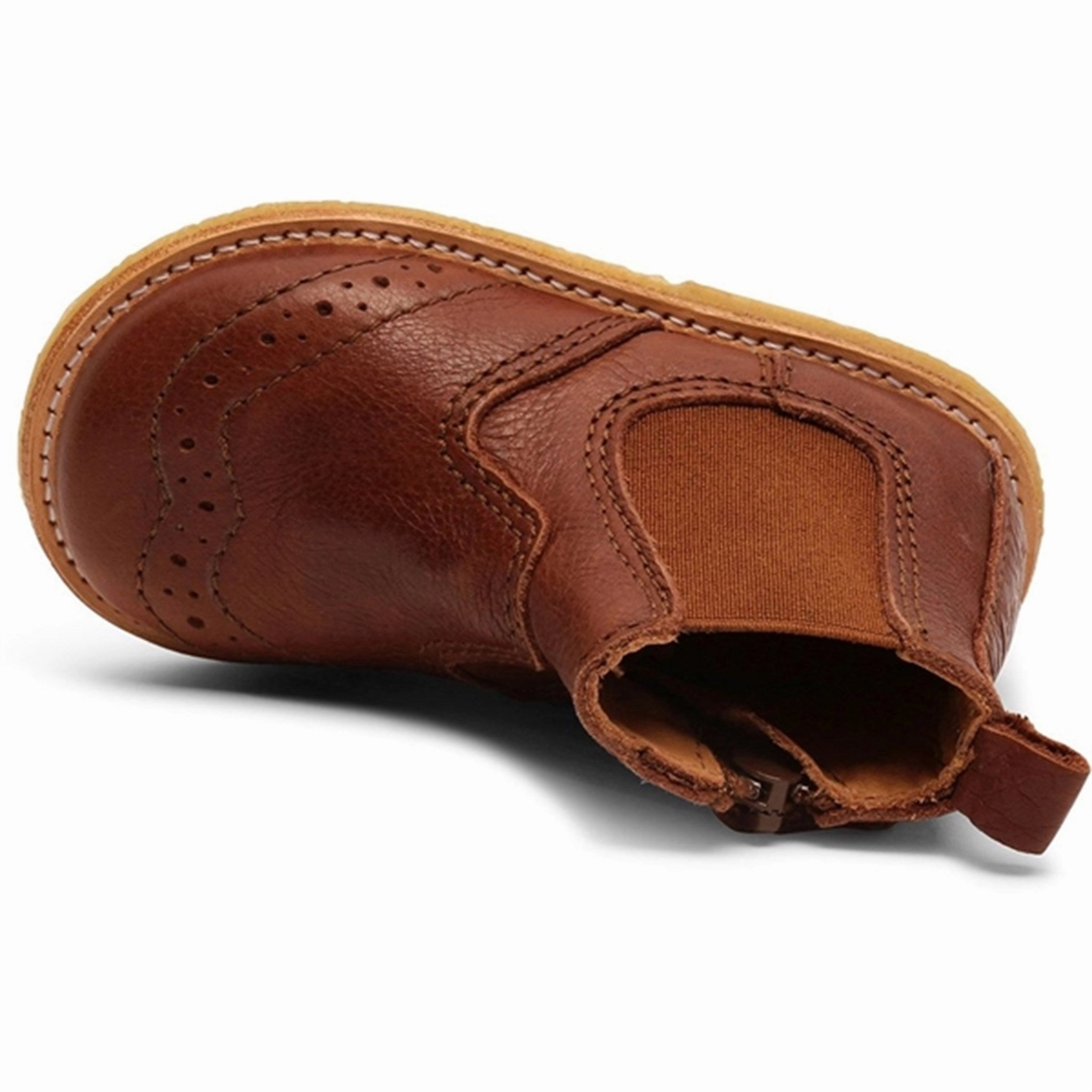Crafted For Calm Daily Build Bisgaard Sus First Step Shoe Brandy