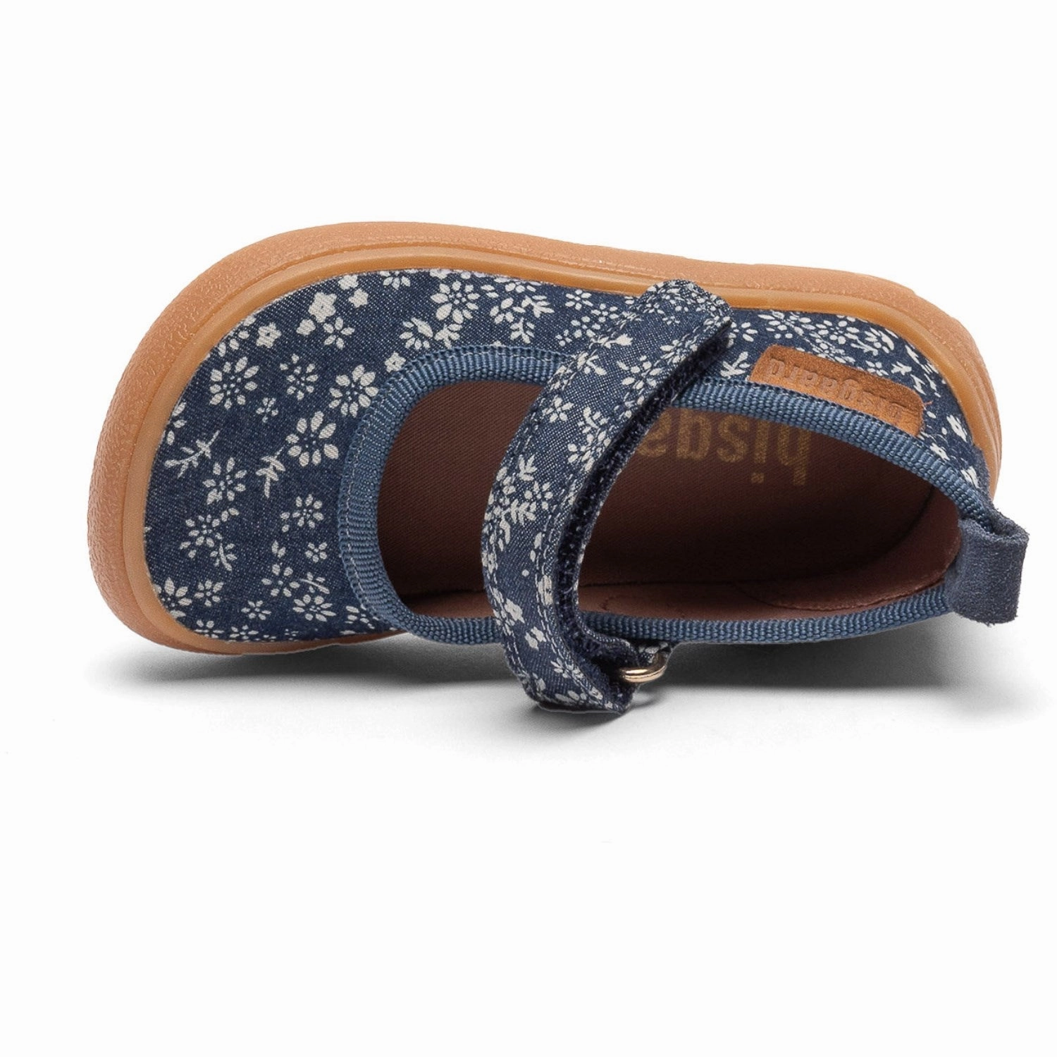 Go-Anywhere Style Bisgaard Wild Flower Blue Barefoot Ballet Home Shoe