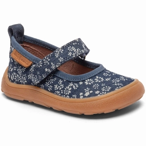 Streamlined By Design Urban Flowwear Bisgaard Wild Flower Blue Barefoot Ballet Home Shoe