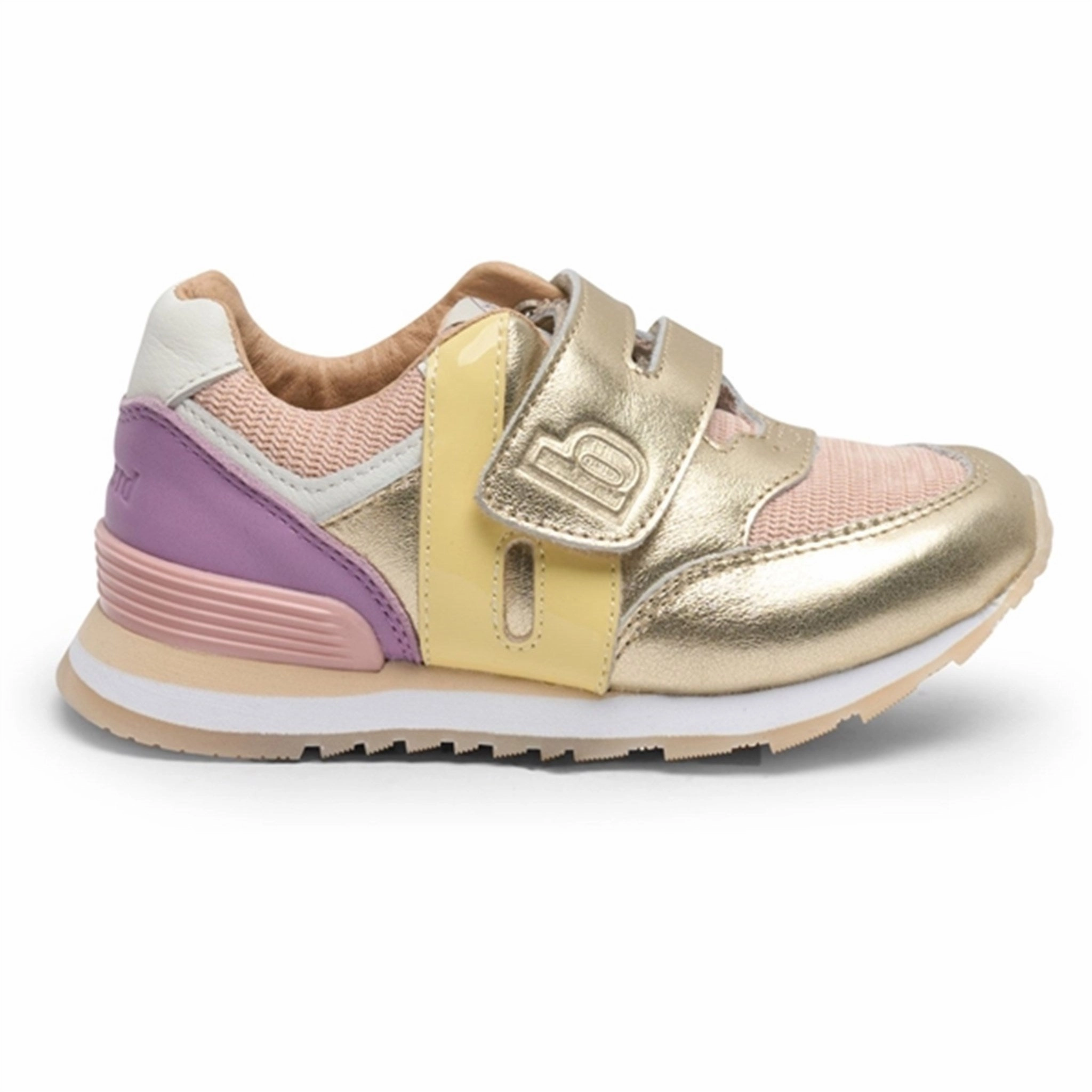 Design In Motion Bisgaard Winston Velcro Shoes Gold