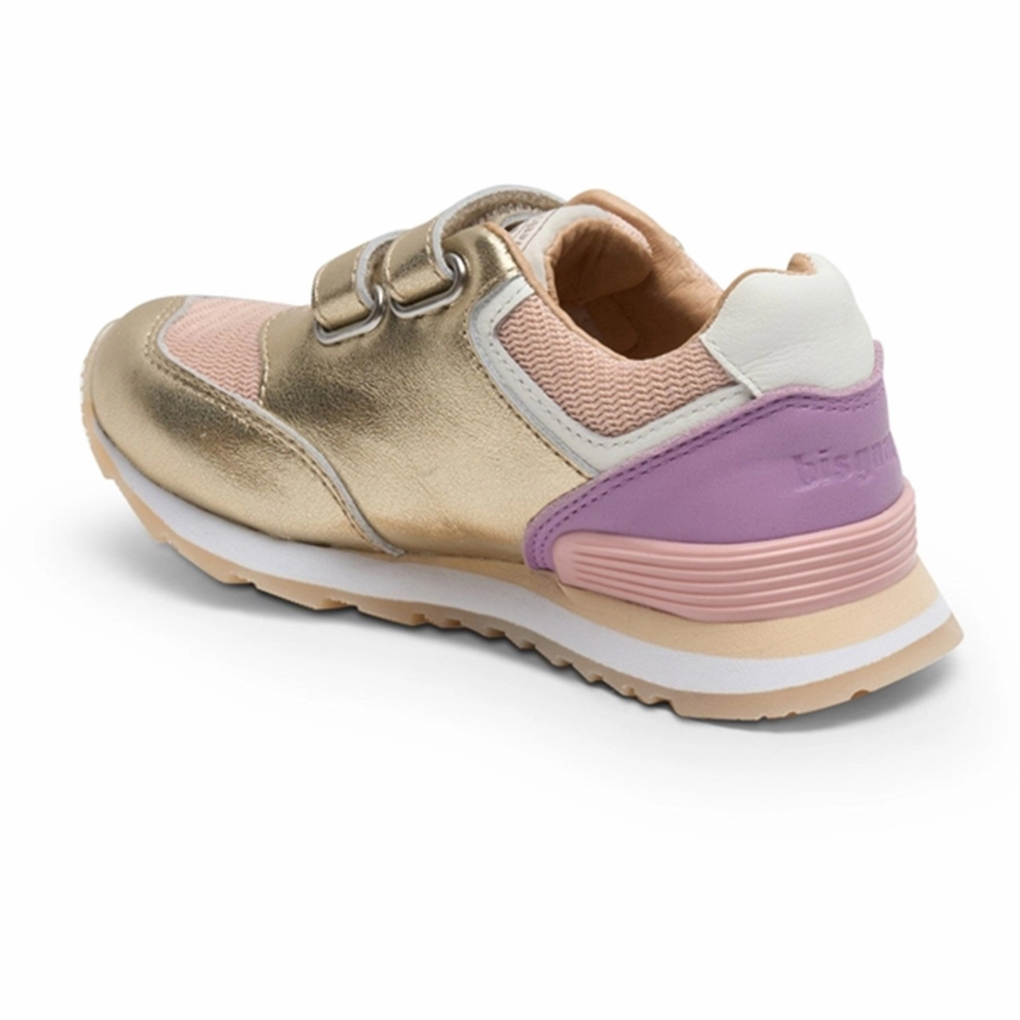 Restless Fit Bisgaard Winston Velcro Shoes Gold