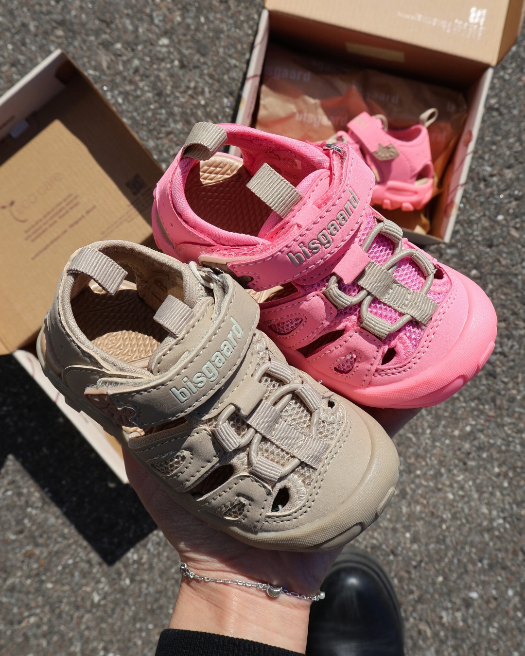Bisgaard X Luksusbaby Rose Parker Velcro Shoe Wearable Clarity Active Energy