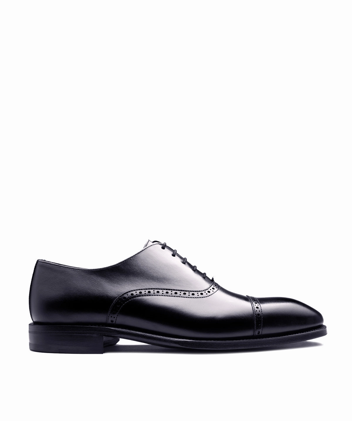 Black Balmoral Richelieu Flow-Wear Future Subtle Style Gear