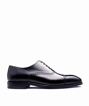 Black Balmoral Richelieu Flow-Wear Future Subtle Style Gear