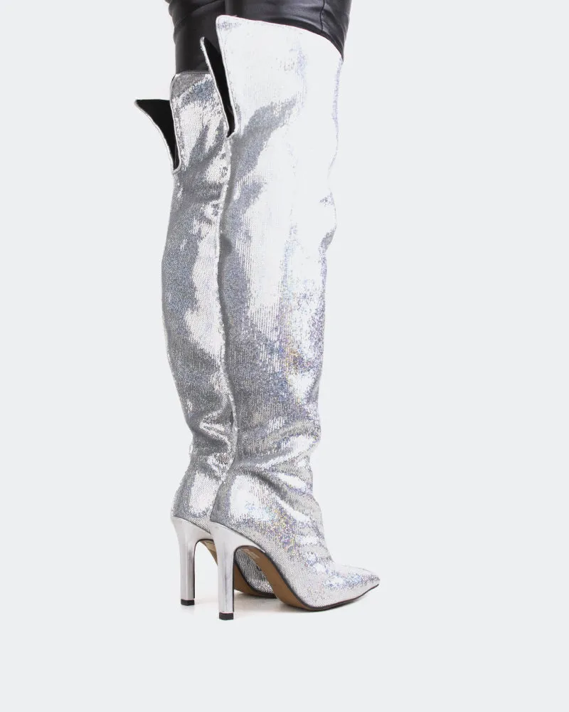 Blakely Silver Sequins Design In Focus Simple City
