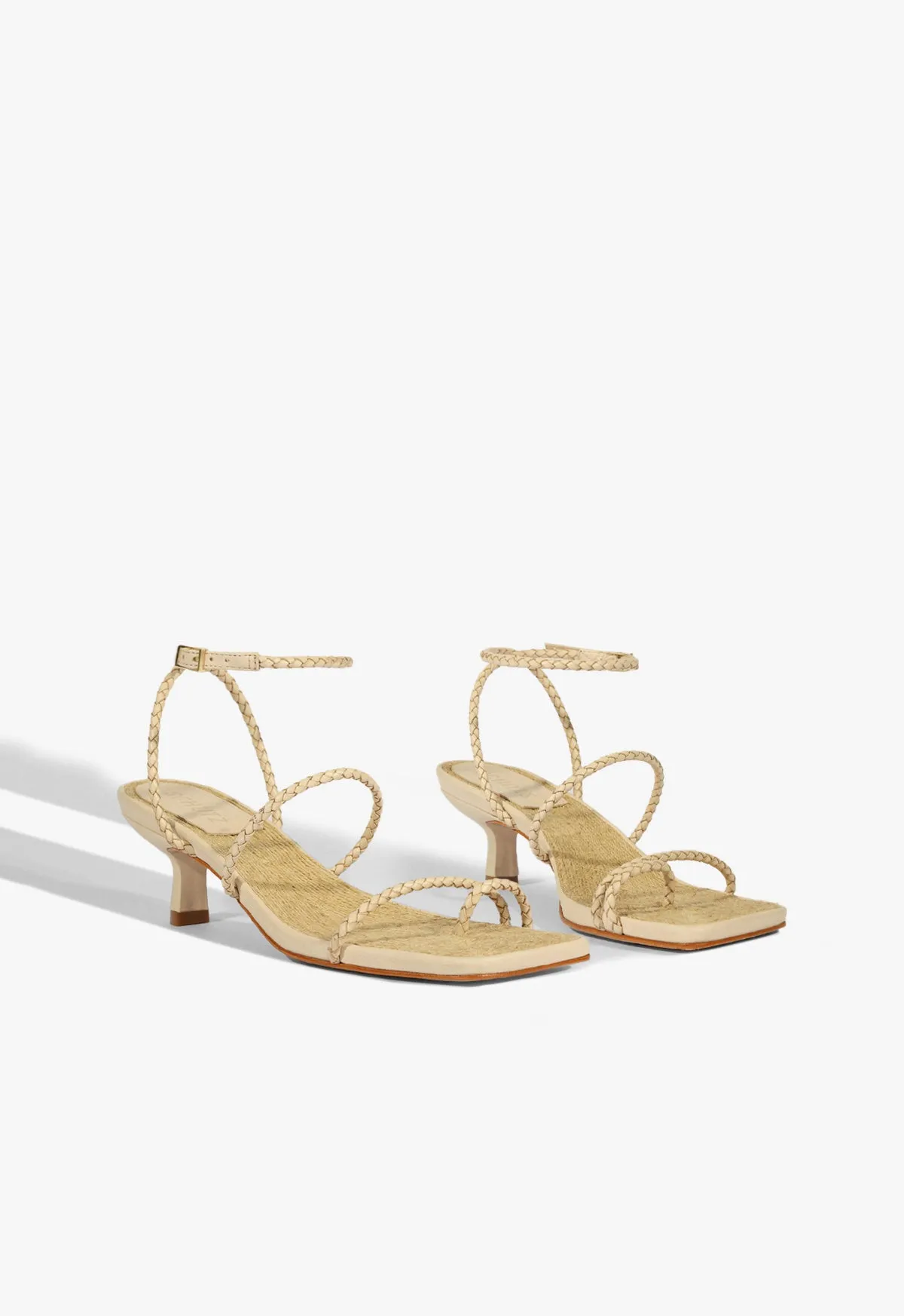 Soft-Fit System Pulse Of The City Kaya Straw Mid Sandal