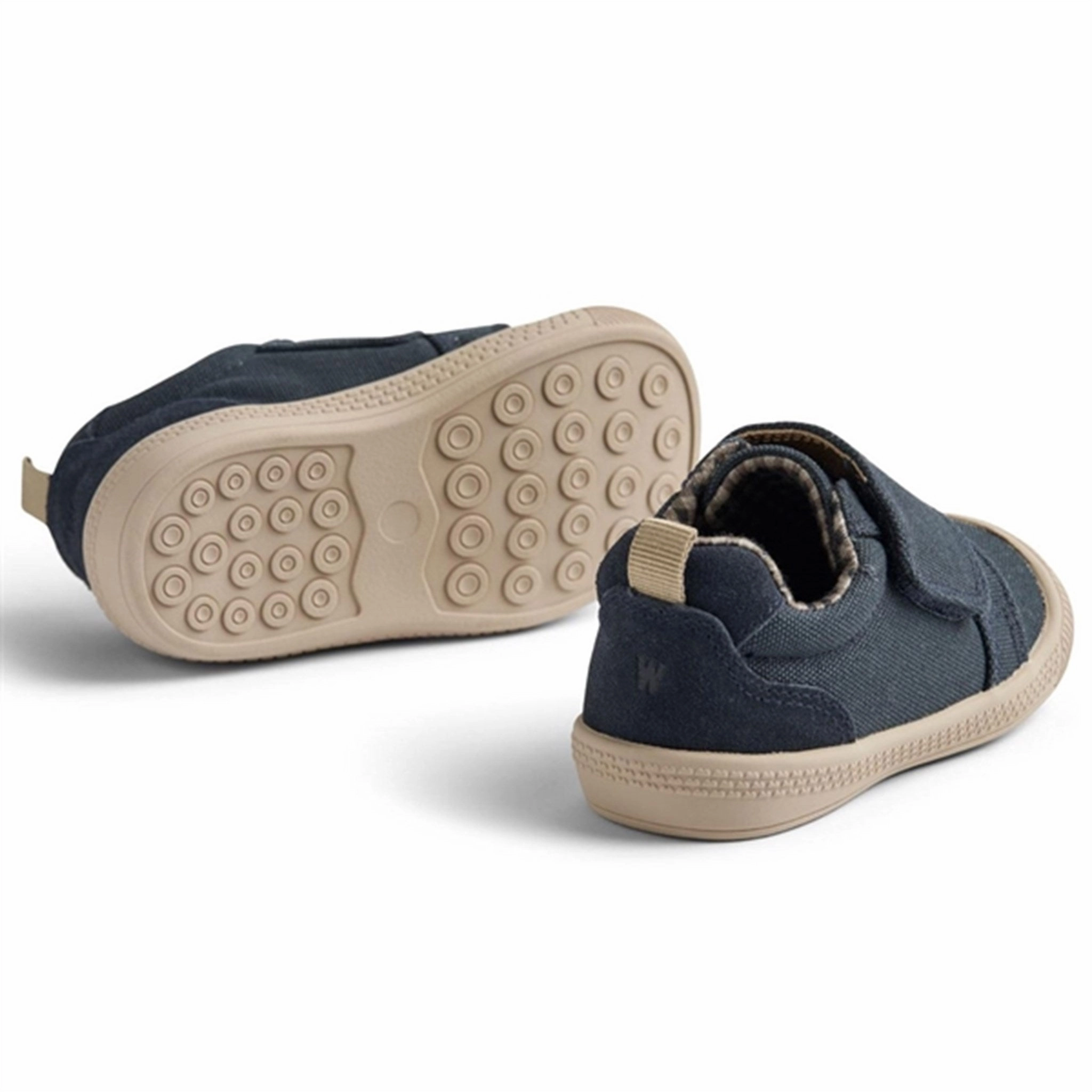 Sleek Citywear Urban Transition Wheat Shoe Prewalker Velcro Kei Navy